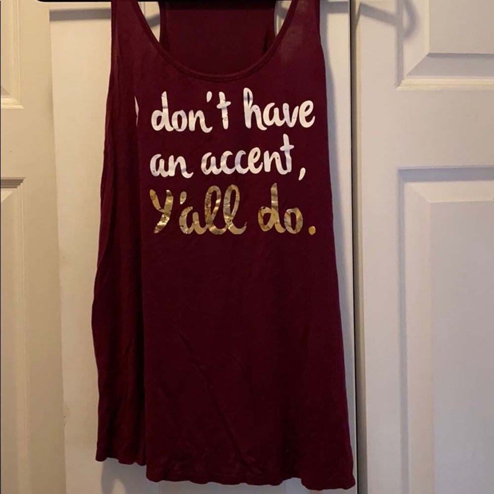 Lightweight, breezy graphic tank!